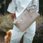 Preview: Faltbare Hunde-Reisedecke Seoul 96 x 70 cm, greige