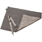 Preview: Faltbare Hunde-Reisedecke Seoul 96 x 70 cm, greige