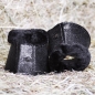 Preview: EQuest Hufglocke Premium schwarz Glitzer,Gr L
