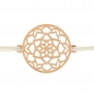 Preview: Armband - ,,Mandala der Ruhe '', rosévergoldet
