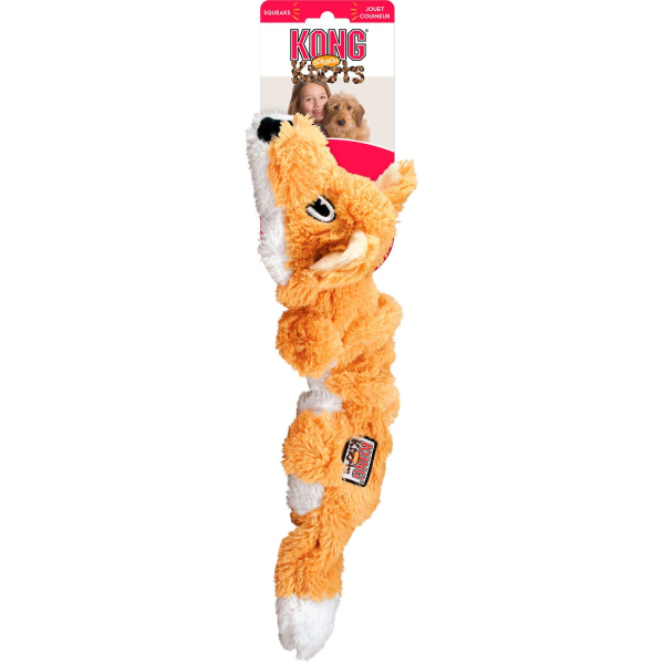 Hundespielzeug KONG® Scrunch Knots Fuchs 40 cm