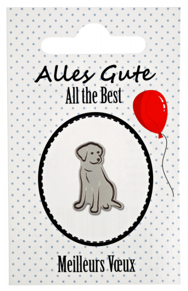Hunde-Pin "Alles Gute"
