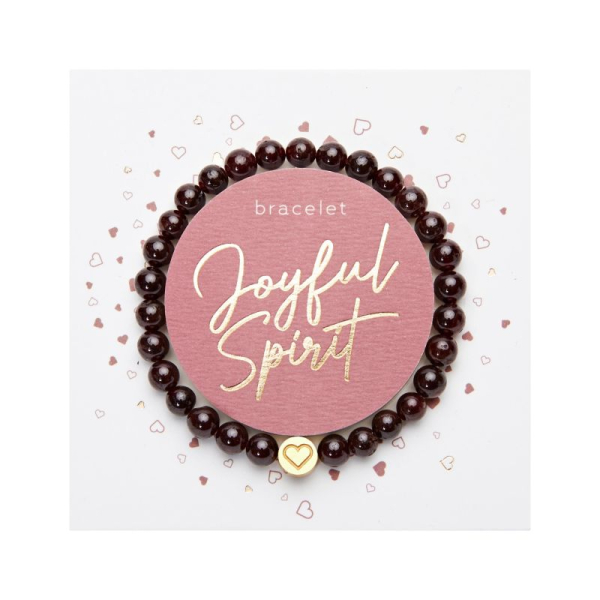 Armband - "Joyful Spirit" - Granat