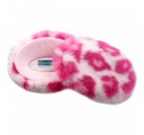 earbags Ohrenwärmer Fashion , Kunstfell Weiß/Pink Gr. S