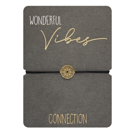 Armband "Wonderful Vibes" ,vergoldet