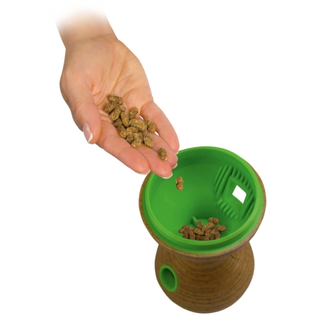 Hundespielzeug KONG® Bamboo Feeder Hantel,20 cm