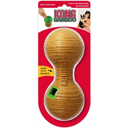 Hundespielzeug KONG® Bamboo Feeder Hantel,20 cm